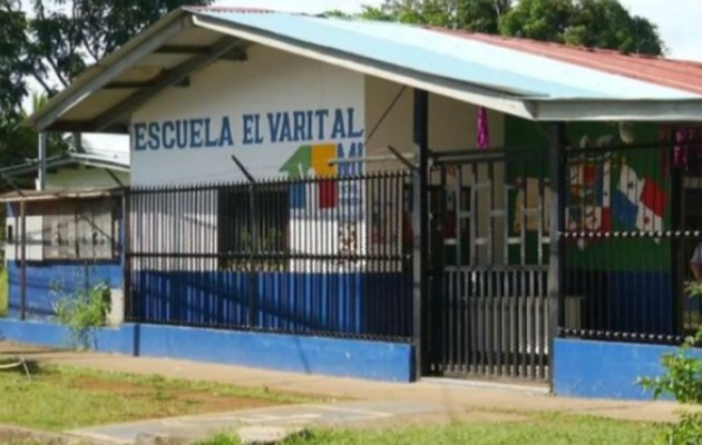 La escuela primaria El Varital. Foto: José Vásquez. 
