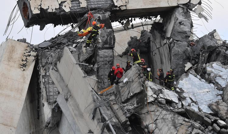 El puente Morandi fue construido en 1967. /Foto AP