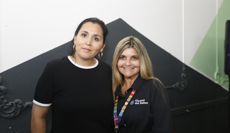 2. Patricia Zárate e Irene Perurena.