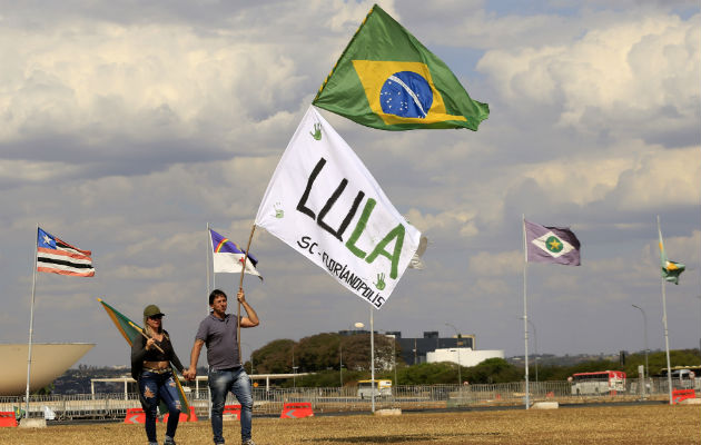 Luiz Inácio Lula da Silva, está en un centro penitenciario por casos de corrupción.FOTO/EFE
