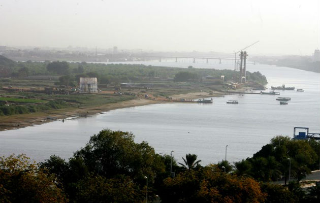 El río Nilo a su paso por Jartum. Foto: EFE 