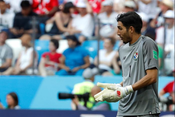 Jaime Penedo durante un partido mundialista. Foto AP