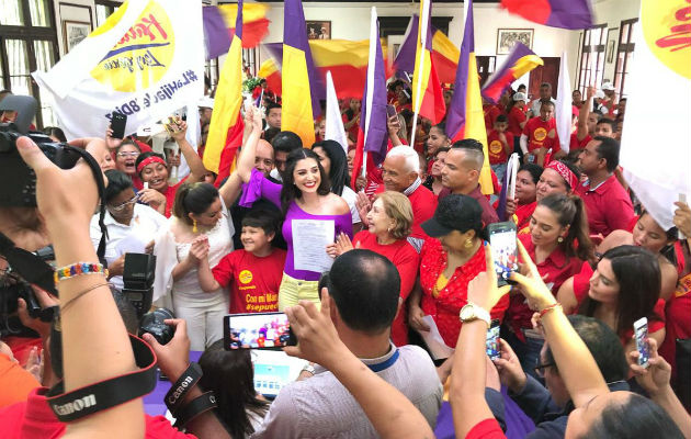 La diputada del partido Panameñista Katleen Levy. 