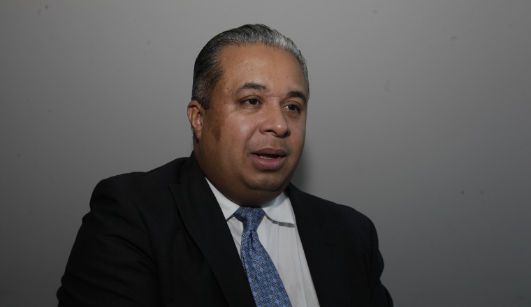 Roniel Ortiz, abogado del expresidente.