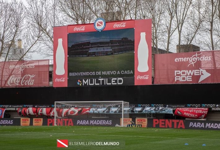 Diego Armando Maradona es el nombre del estadio de Argentinos Juniors. Foto Argentinos Jrs.