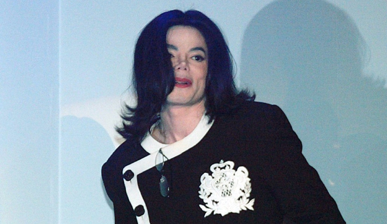 Michael Jackson posa en el podio del Adagio-Club de Berlín. /Foto: EFE