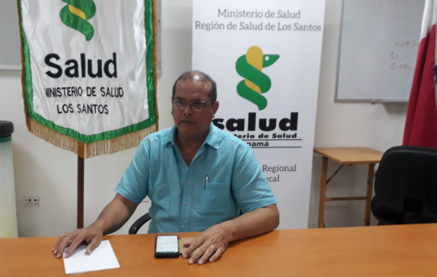 Carlos Muñoz, coordinador de Epidemiología de la región de Salud de Los Santos. Foto/Thays Domínguez