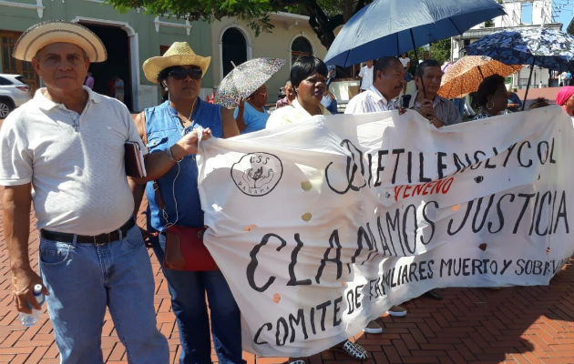 Los familiares y pacientes de dietilenglicol esperan que le hagan justicia. Foto/Cortesía