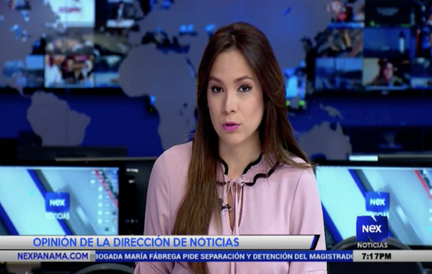 Guadalupe Castillero, periodista de Nex TV.