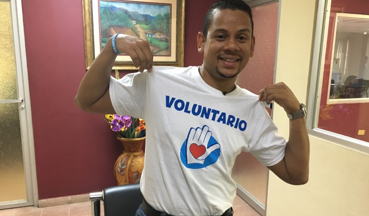 Kabhir Pacheco, director de Voluntarios en Comité Organizador Local de la JMJ Panamá 2019.  Foto/Juan Carlos Lamboglia 