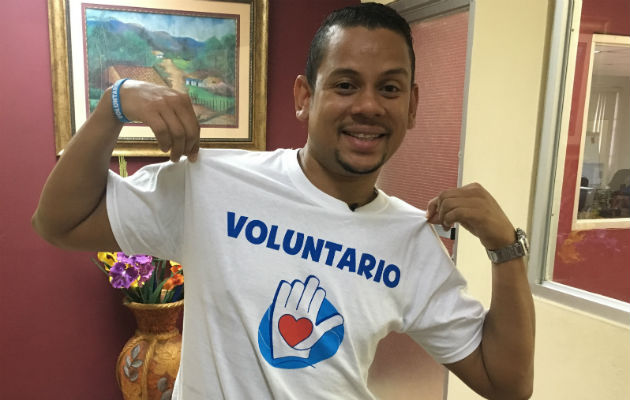 Kabhir Pacheco, dicrector del Voluntariado JMJ Panamá. Foto/JC Lamboglia