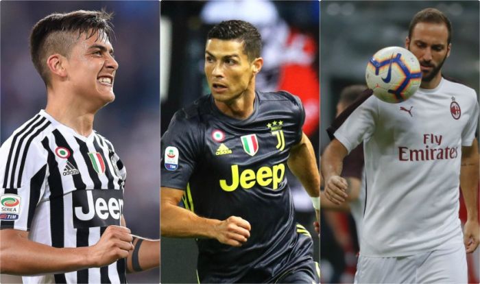Dybala, Ronaldo e Higuaín son los jugadores mejores pagos del torneo italiano. Foto Agencias