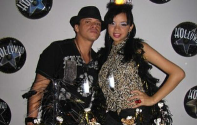 Vico C junto a  Marangely Lozada. 