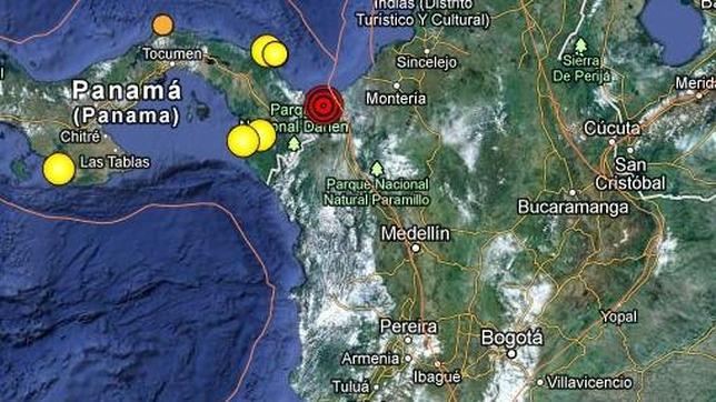 El seísmo fue reportado a las 8:53 p.m. y también se sintió en Ciudad de Panamá. Foto: Epasa.