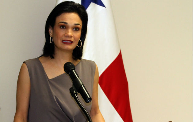 La vicepresidenta y Canciller de Panamá, Isabel de Saint Malo. 