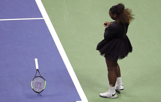 Serena estuvo irreconocible.