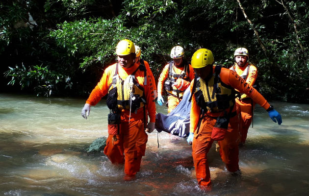 Sinaproc realizó ochos rescates de personas arrastradas por ríos en los últimos cuatro días. Foto/Cortesía