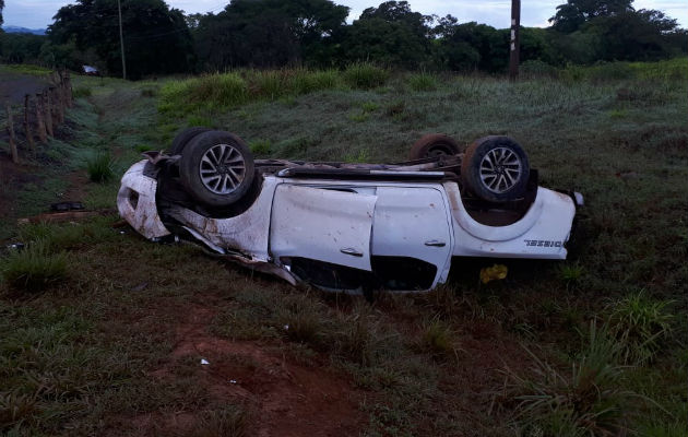  El accidente en Herrera se dio a eso de las 6:30 de la mañana. Foto: Thays Domínguez. 