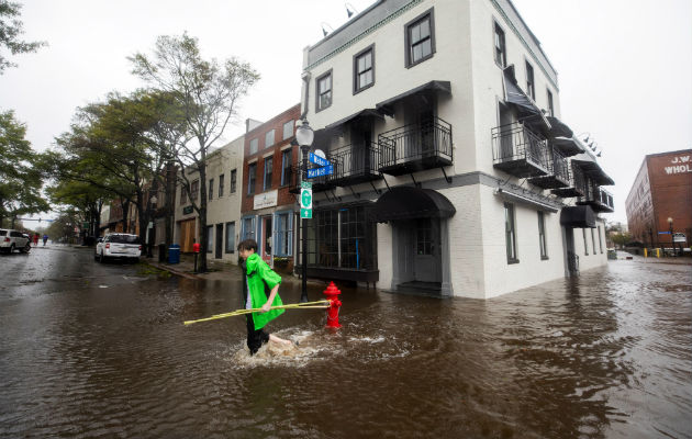 Florence ha causado serias inundaciones. FOTO/EFE