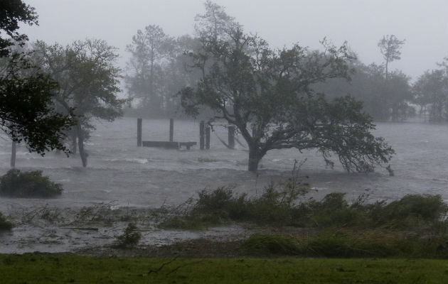 El huracán Florence está haciendo estragos en los Estados Unidos. AP