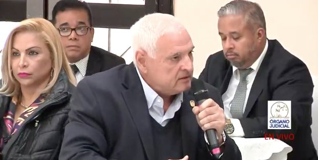 El expresidente Ricardo Martinelli dijo en una carta que Varela lo quiere matar. Foto: Órgano Judicial.