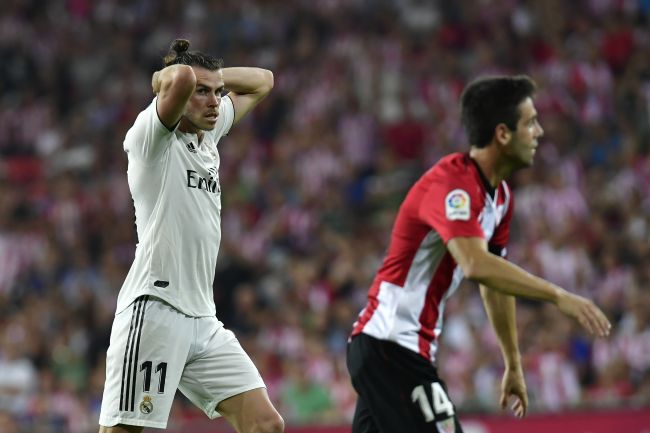 Gareth Bale durante el partio del Real Madrid contra Athletic Bilbao. Foto AP