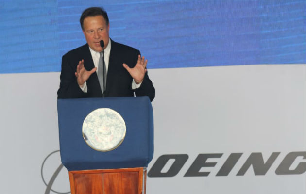 El presidente Juan Carlos Varela. 