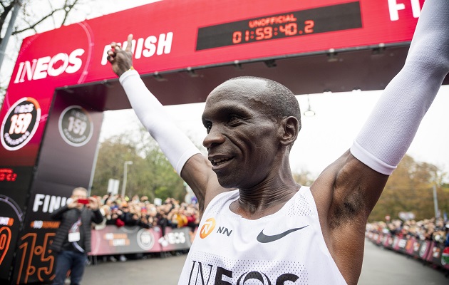 El keniano Eliud Kipchoge. Foto: AP