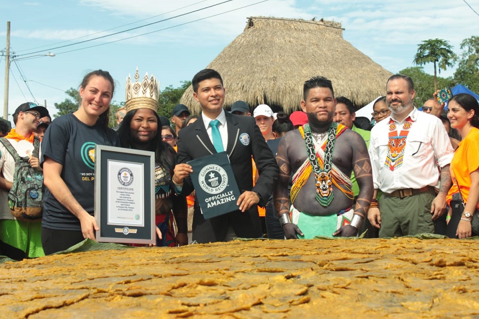 Panamá logra el Récord del Patacón Gigante. Foto: Cortesía