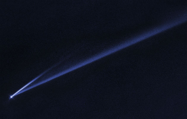 El asteroide 6478 Gault está en vías de deshacerse. El polvo de objetos así puede haber sido un factor en enfriamiento. Foto/ NASA, vÍa Associated Press.