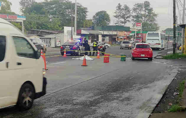 Conductor arrolló a un peatón y se dio a la fuga en Capira. Foto/Redes Sociales