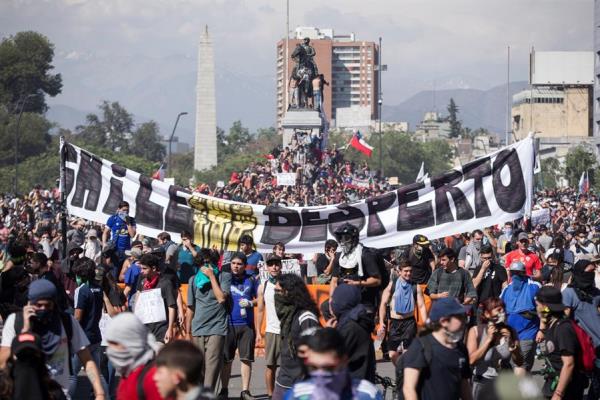 Protestas en Chile.