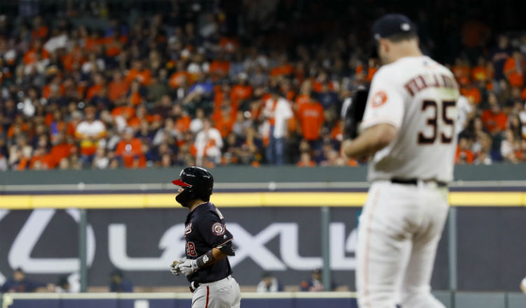 Los Nacionales tienen ventaja de 2-0 en la serie sobre los Astros. Foto AP