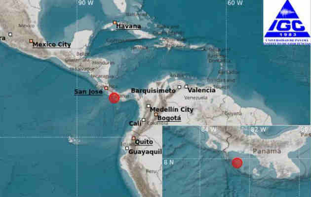 Sismo de 5.2 se registra en Chiriquí. Foto/Cortesía