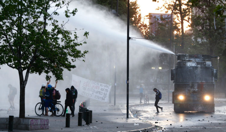 Las protestas en Chille llevan varías semanas Foto EFE