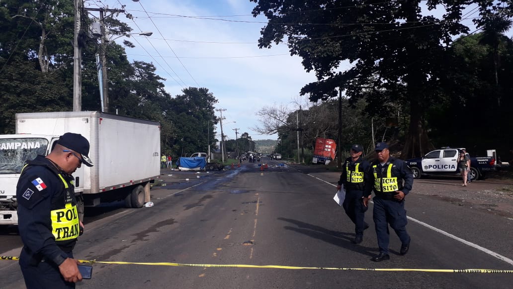 El exceso de velocidad y la poca visivilidad provocaron la colisión fatal. Foto: Panamá América.