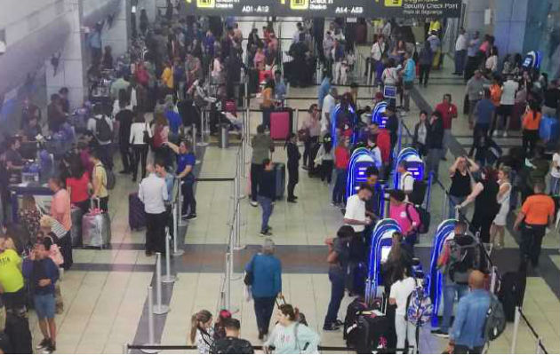 Aumenta movimiento de pasajeros en el aeropuerto de Tocumen. Foto: Aeropuerto de Tocumen