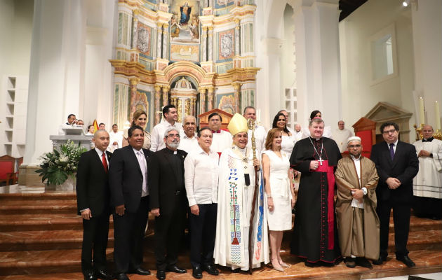 Celebración del Te Deum en en la Catedral Basílica Santa María la Antigua.