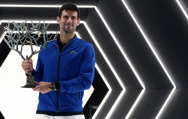 Novak Djokovic se paseó en la final.