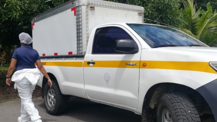 La oficina del cuerpo de bomberos de Chiriquí Grande quienes acudieron al lugar de los hechos levantaron un informe y realizan las investigaciones correspondientes. Foto/Mayra Madrid