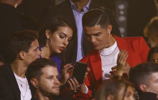 Ronaldo y Georgina acapararon la atención.