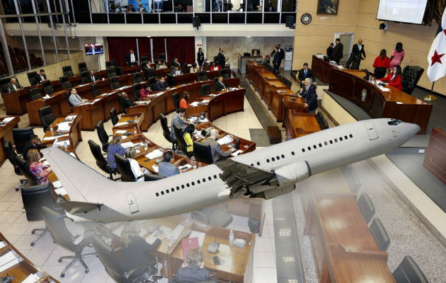 La Asamblea Nacional gastó 30 mil 987 dólares en concepto de boletos aéreos y viáticos. Imagen: Adiel Bonilla.