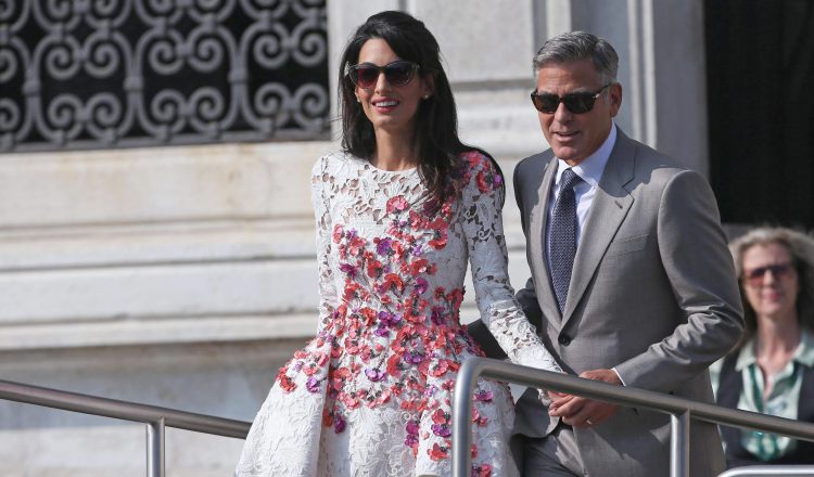 Amal y George Clooney.