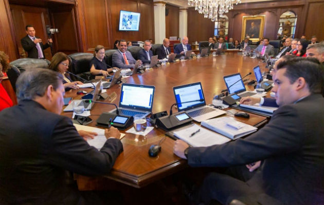 Reunión del Consejo de Gabinete.