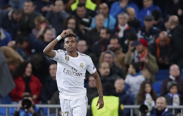 Rodrygo marcó triplete en Champions.