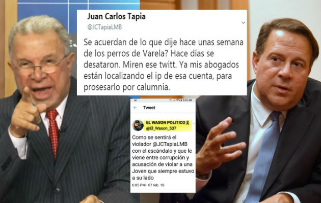 El entonces presidente Juan Carlos Varela ordenó cancelar pautas televisivas al programa que dirige Juan Carlos Tapia por las críticas realizadas contra su gestión pública. Foto: Panamá América.