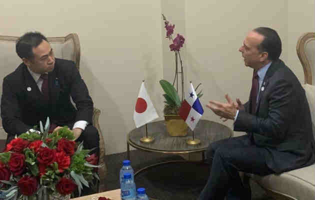 El canciller panameño, Alejandro Ferrer en Japón. Foto/Cortesía