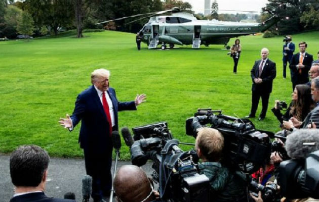 Imagen de archivo del presidente estadounidense, Donald Trump.  Foto:EFE