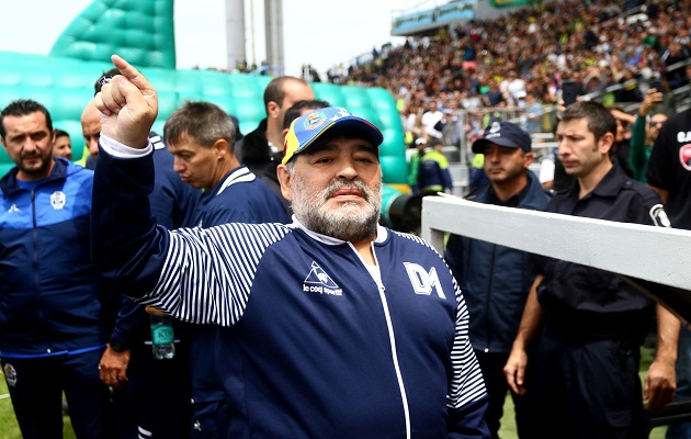 Maradona no se mordió la lengua.