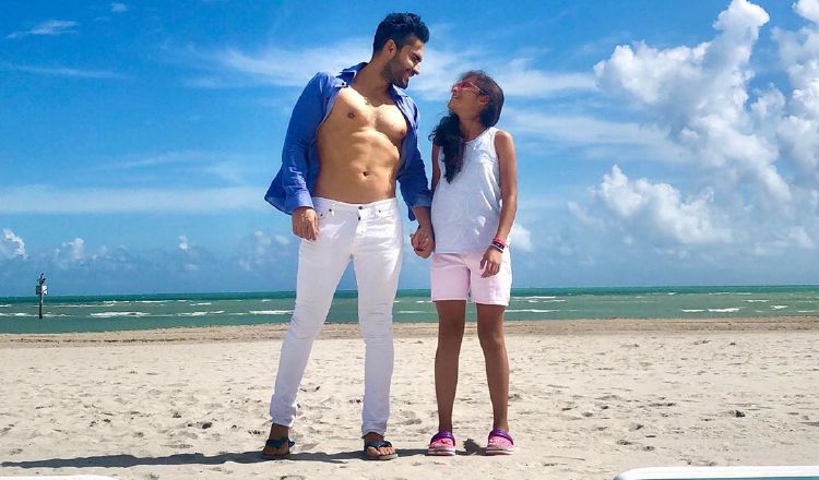 Fabián Ríos y su hija Lucía. Instagram